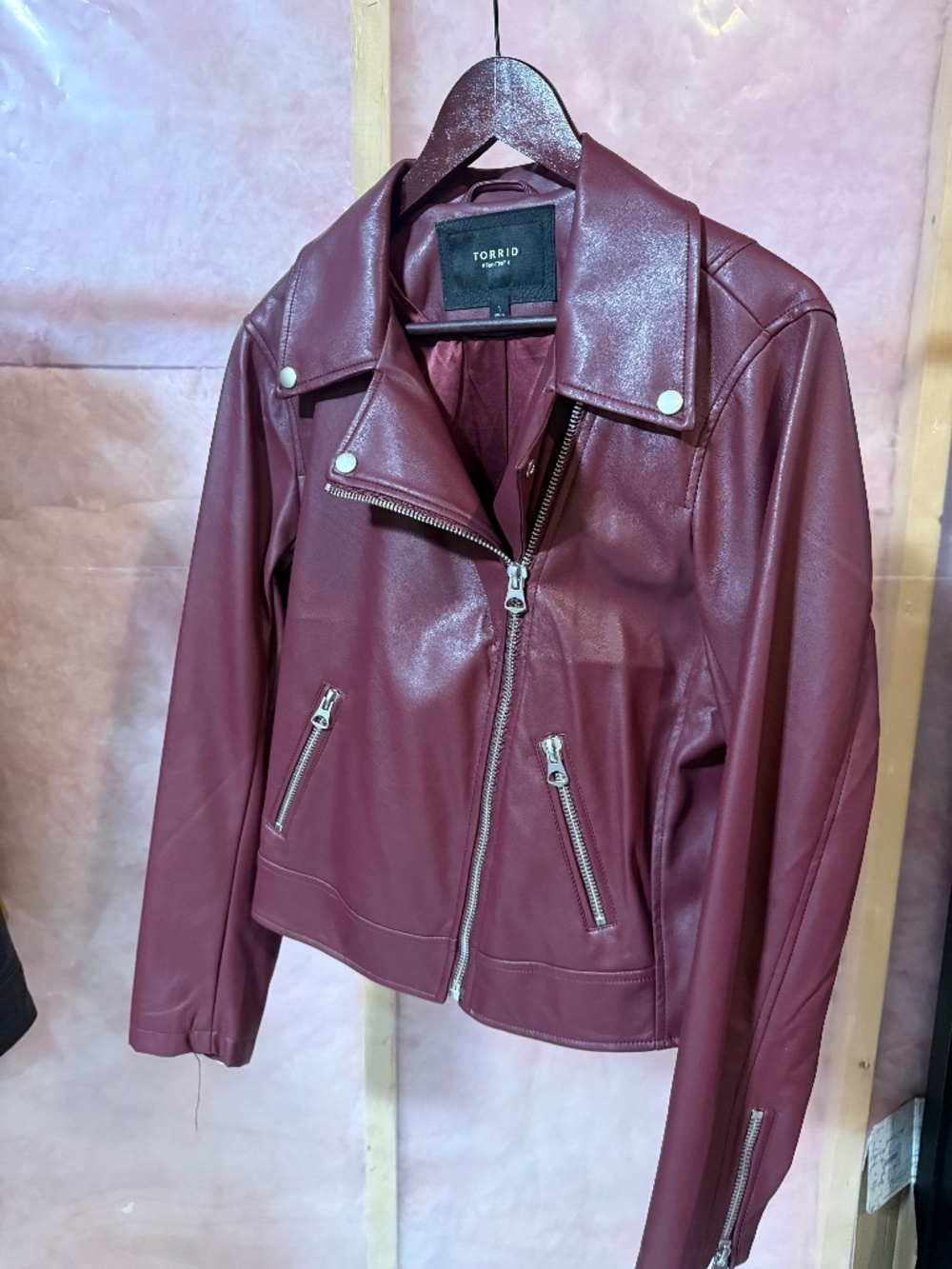 Torrid Faux Leather motorcycle jacket